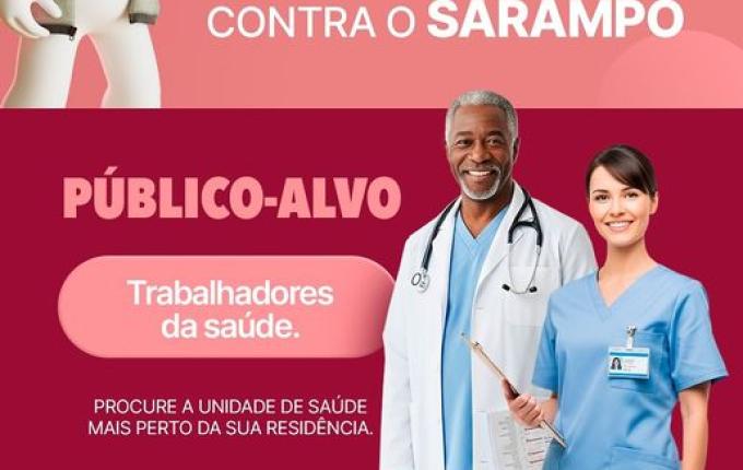 São José do Cedro lança campanha de vacinação contra o sarampo para trabalhadores