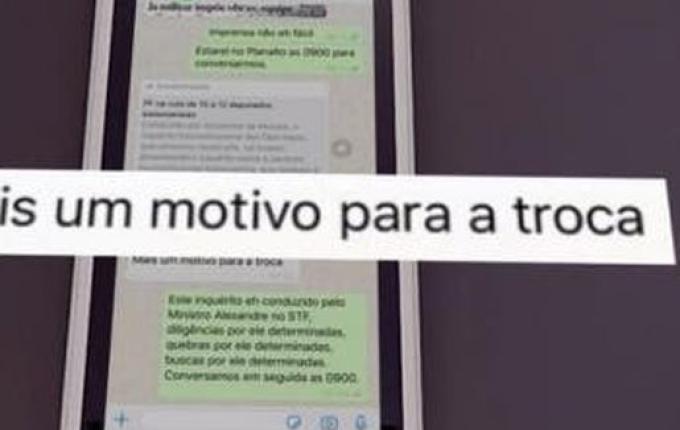 Sérgio Moro divulga mensagens para desmentir Jair Bolsonaro