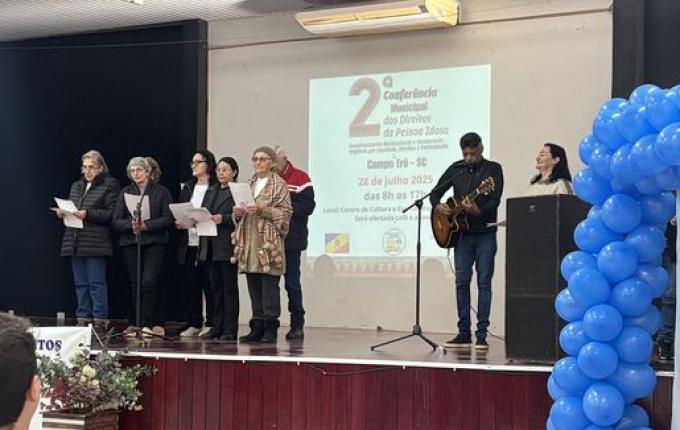 Campo Erê realiza 2ª Conferência Municipal dos Direitos da Pessoa Idosa