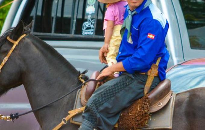 Escolinha de laçadores realiza 1ª Festa Campeira em SMOeste