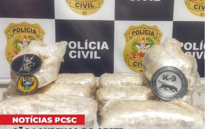 Polícia Civil prende homem com supermaconha em São Lourenço Do Oeste