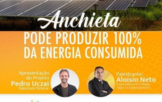 Uso de energia renovável será debatida nesta sexta-feira em Anchieta
