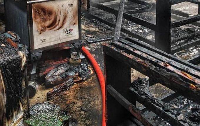 Incêndio atinge residência em Dionísio Cerqueira e deixa moradora hospitalizada