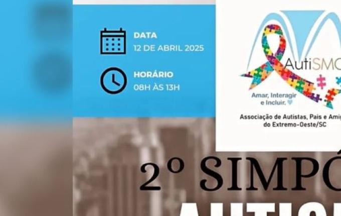 Simpósio sobre autismo deve reunir mais de 450 pessoas neste sábado em São Miguel do Oeste