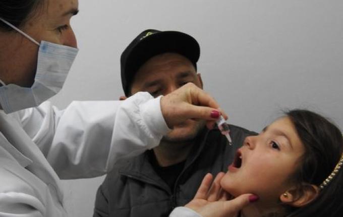 SMOeste atinge 96,04% de cobertura da vacinação contra a poliomielite