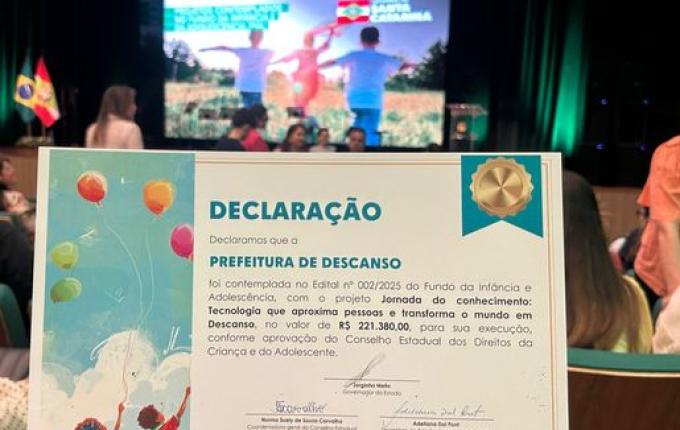 Descanso é contemplado pela primeira vez com recursos do FIA