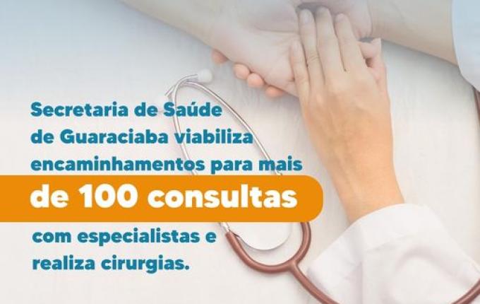 Saúde de Guaraciaba intensifica encaminhamentos com especialistas