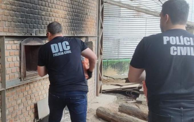 Polícia de São Lourenço do Oeste incinera mais de uma tonelada de droga