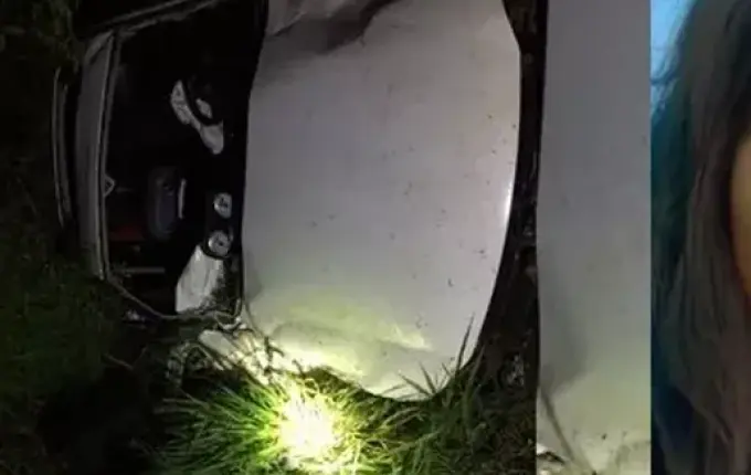 Técnica de enfermagem morre após ser ejetada de veículo durante capotamento em Quilombo