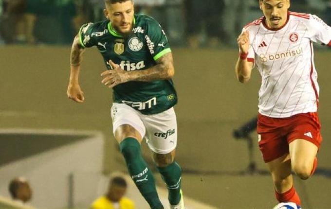 Inter perde para o Palmeiras, que assume liderança do Brasileirão