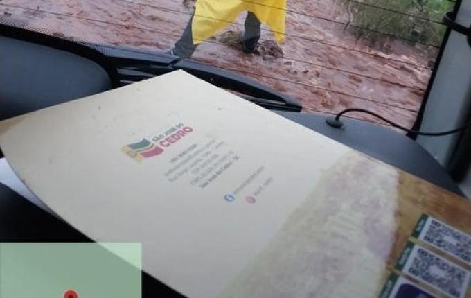 Chuvas de 100 milímetros em poucas horas causam estragos em Cedro