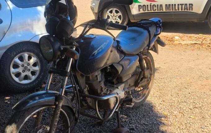 Moto furtada em São João do Oeste é recuperada em Itapiranga