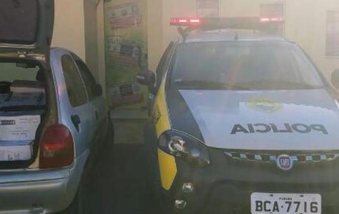 Vinho contrabandeado é apreendido pela PM