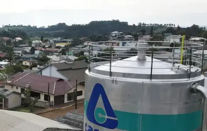 Escassez de chuva preocupa o escritório local da Casan em Iporã do Oeste