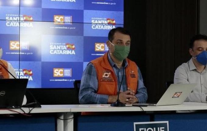 Santa Catarina tem 29 mortes por coronavírus e 884 pacientes contaminados
