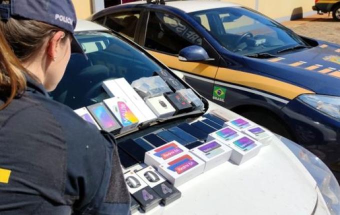 Polícia apreende R$ 30 mil em eletrônicos importados ilegalmente em Chapecó