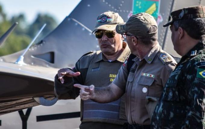 VÍDEO: Comandante Geral da PMSC acompanha lançamento da Operação Hórus