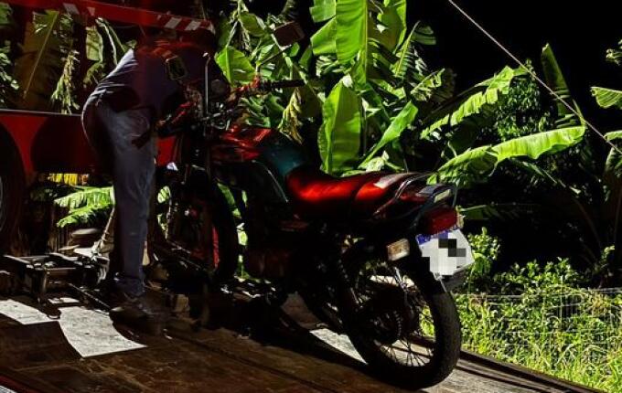 Perseguição termina com prisão e apreensão de moto em São Miguel do Oeste