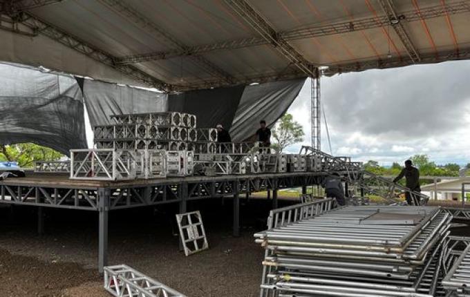 Arena de Shows da Faismo é ampliada e terá capacidade para 8 mil pessoas