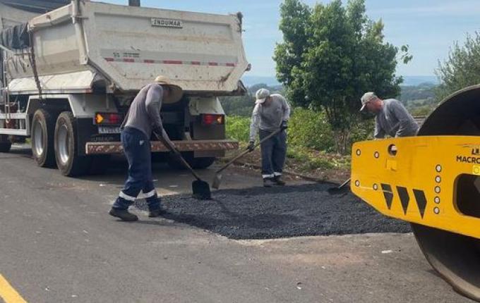Prefeitura intensifica operação tapa-buracos em São Miguel do Oeste