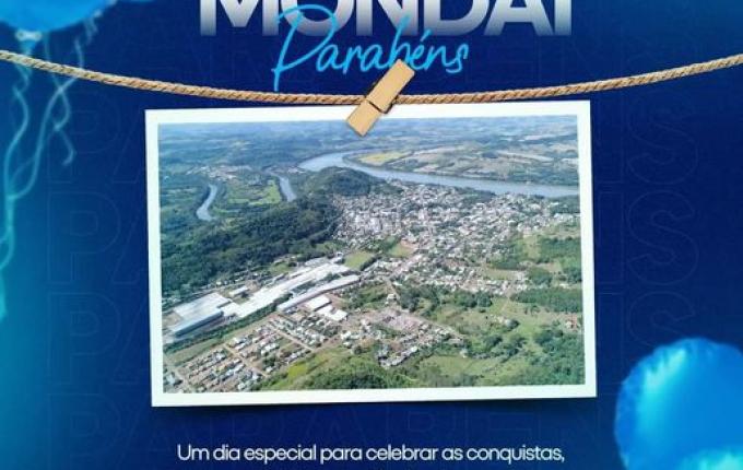 Mondaí celebra 102 anos de Colonização