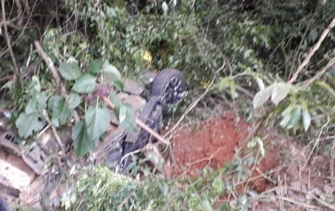 Acidente envolvendo 5 veículos deixa uma pessoa morta em Cunha Porã