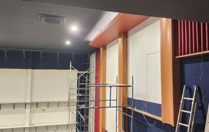 Diretor da Rede Peperi acompanha fase final das obras do Cine Itapiranga