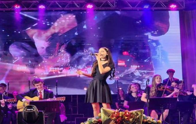 Show de Natal da Orquestra de Itapiranga reúne grande público