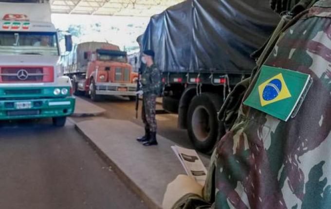 Militares do 14º RC Mec realizam a Operação COVID-19
