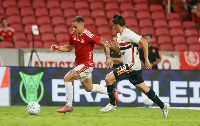 Internacional e São Paulo empatam no Beira-Rio pelo Brasileirão