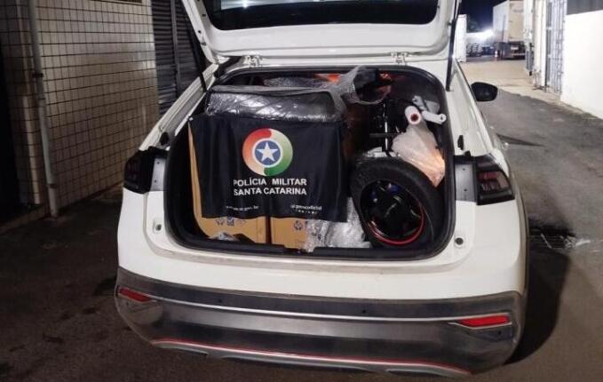 Motos elétricas são apreendidas durante fiscalização na BR-163