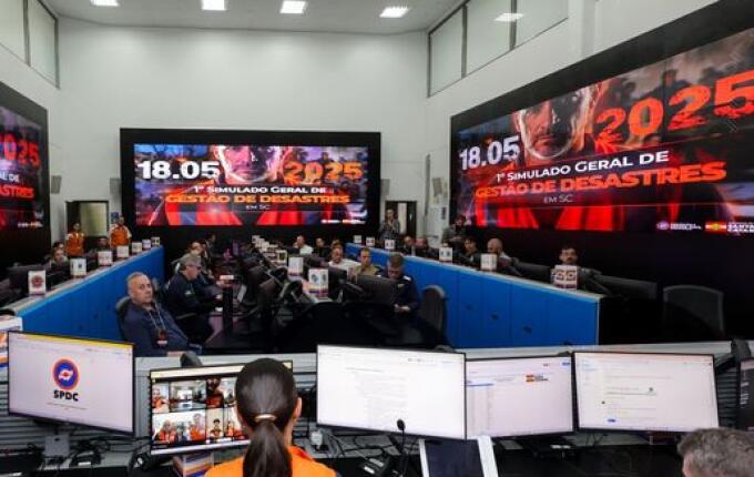 Mais de 80% dos municípios já aderiram ao 2º Exercício Geral da Defesa Civil em SC