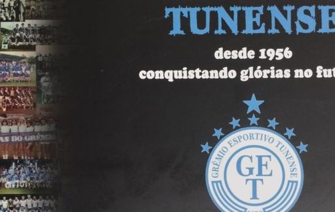 Grêmio Esportivo Tunense lança livro dos 67 anos de história
