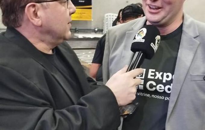 ExpoCedro é um sucesso absoluto e encerra a primeira noite com show de César e Paulinho