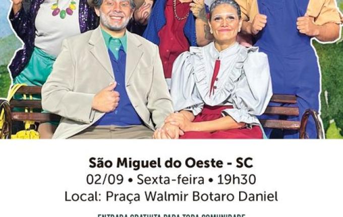 Espetáculo “Cooperação em Família” acontece em São Miguel do Oeste