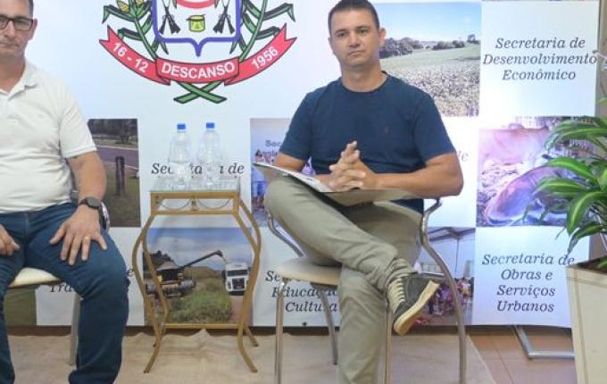 Prefeito de Descanso anuncia R$8 milhões em investimentos durante coletiva de imprensa