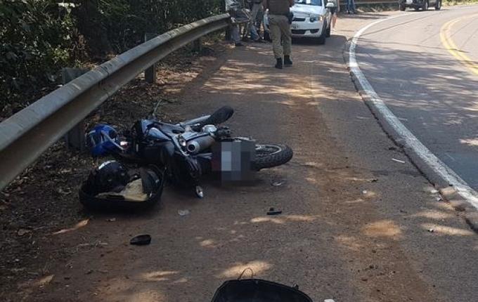 Homem tem perna amputada em acidente na SC 163 em Itapiranga