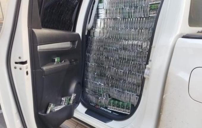 Polícia apreende 27,5 mil maços de cigarro contrabandeado em Palmitos