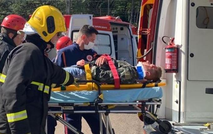 VÍDEO: Simulação de acidente de trânsito é realizado em Itapiranga