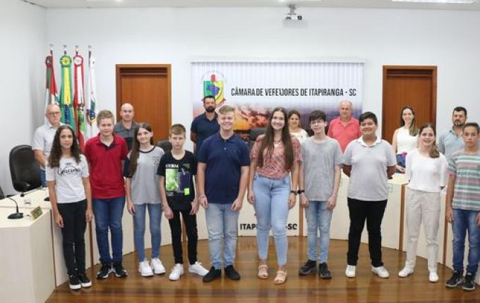 Diplomados Vereadores Mirins 2023 em Itapiranga