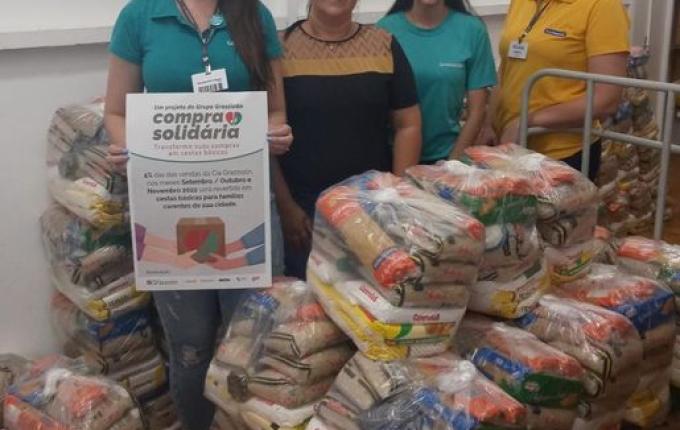 Grupo Grazziotin encerra a terceira edição do projeto Compra Solidária