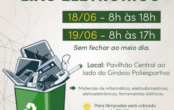 Iporã do Oeste realiza campanha de recolha de lixo eletrônico