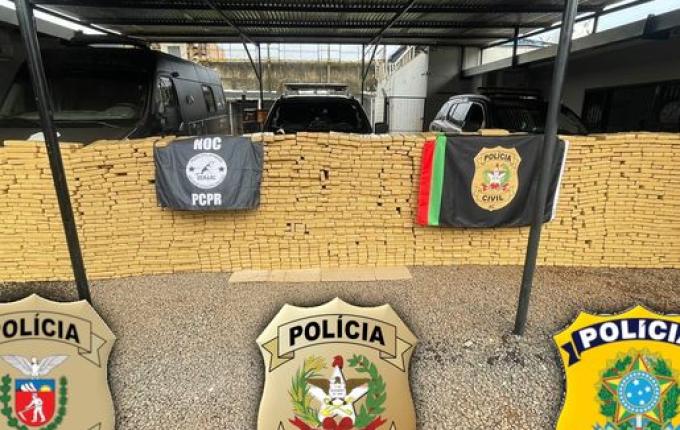 Operação conjunta apreende 1,7 tonelada de maconha