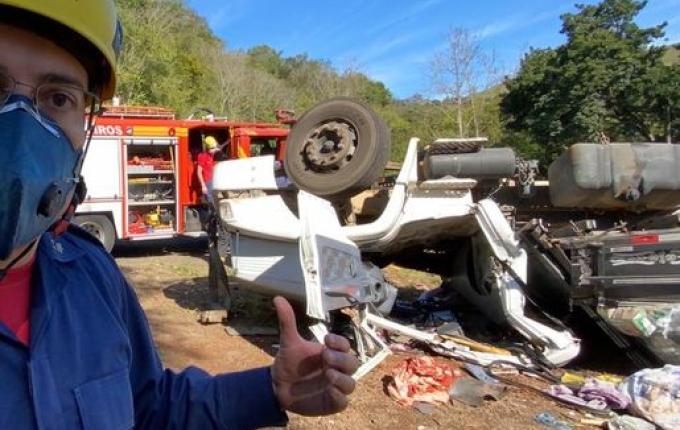 VÍDEO: Condutor saiu da pista de maneira consciente, diz capitão