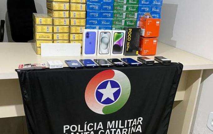 Ação do Tático e Canil da PM resulta em apreensão de contrabando em SMO