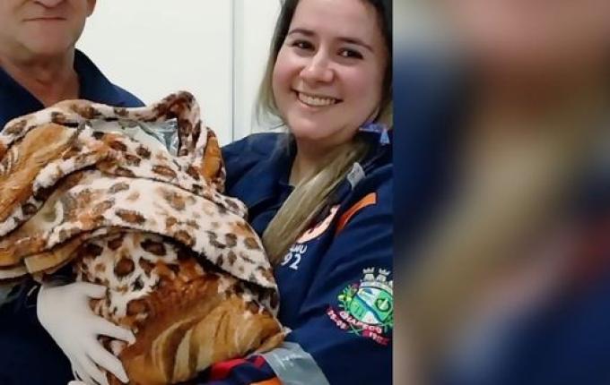 Parto de emergência é realizado pelo SAMU em Chapecó