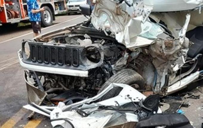 Grave acidente de trânsito deixa dois feridos na SC 163, em Itapiranga