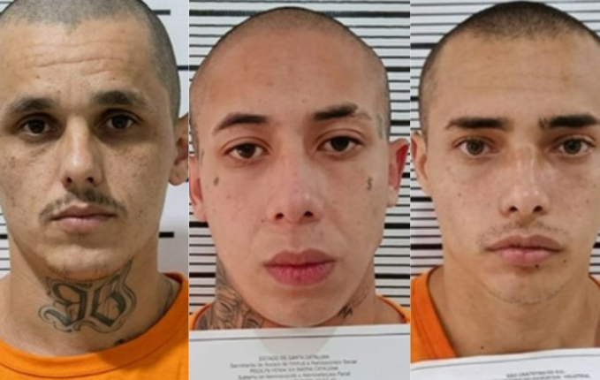 Três detentos são procurados após fugirem de penitenciária em SC