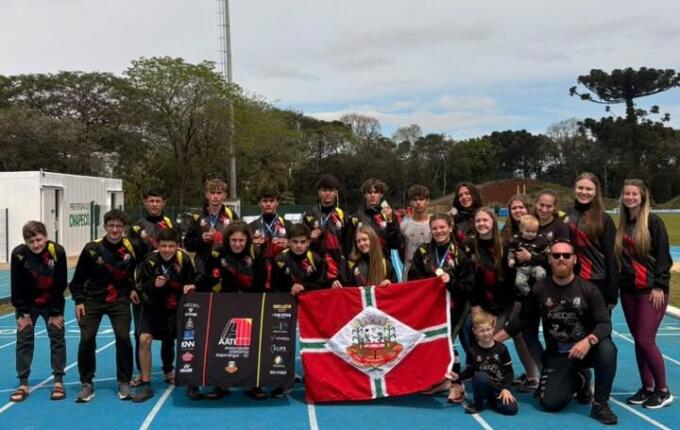 Itapiranga conquista resultados importantes no Estadual de Atletismo Sub-16