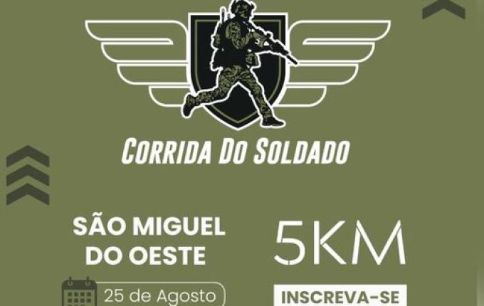 PMSC anuncia a 2ª edição da Corrida do Soldado em SMOeste